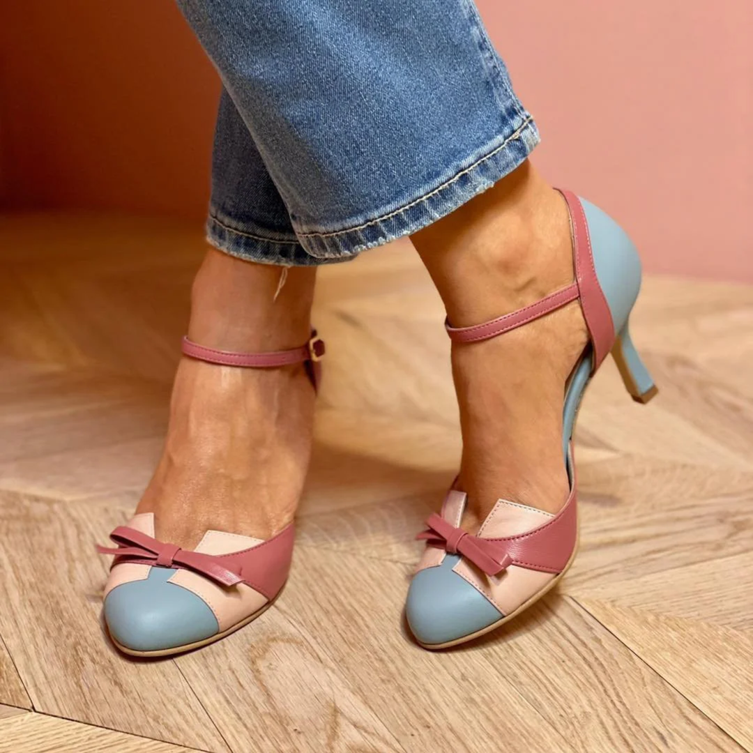 Éloïse™ retro-damepumps i elegant design