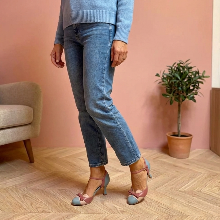 Éloïse™ retro-damepumps i elegant design