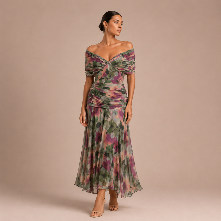 Alma - V-Neck Maxi Dress