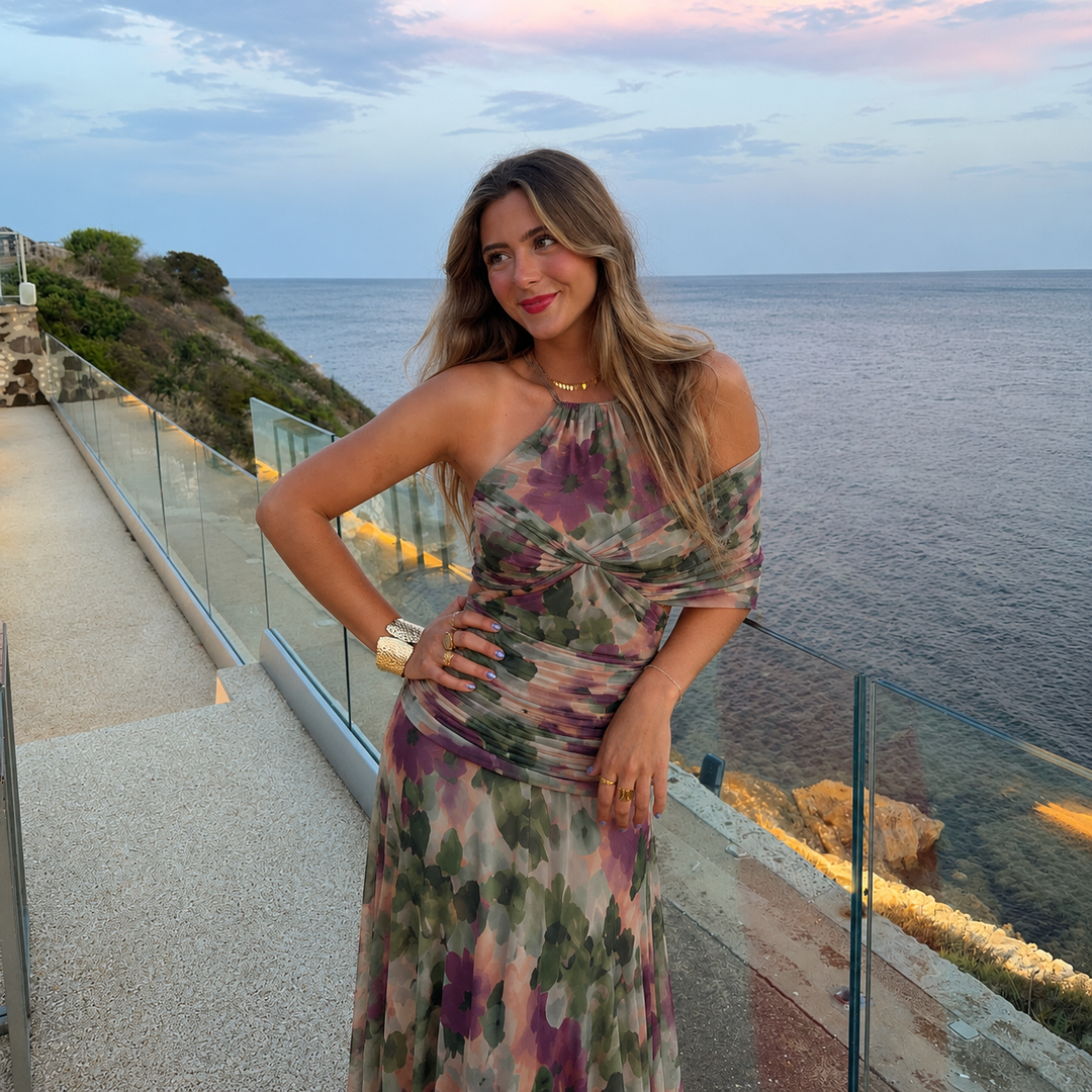 Alma - V-Neck Maxi Dress