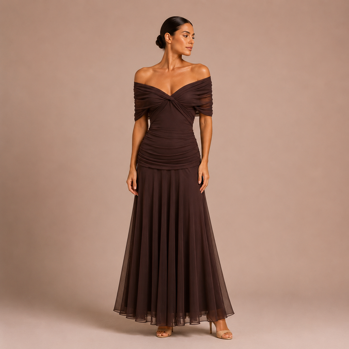 Alma - V-Neck Maxi Dress