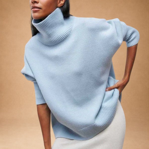 Katrielle – Behagelig sweater med høj hals