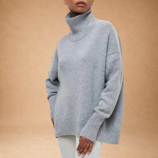 Katrielle – Behagelig sweater med høj hals
