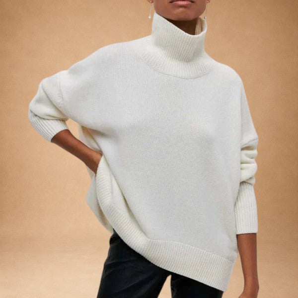 Katrielle – Behagelig sweater med høj hals