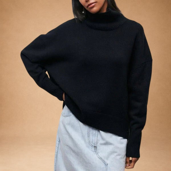 Katrielle – Behagelig sweater med høj hals