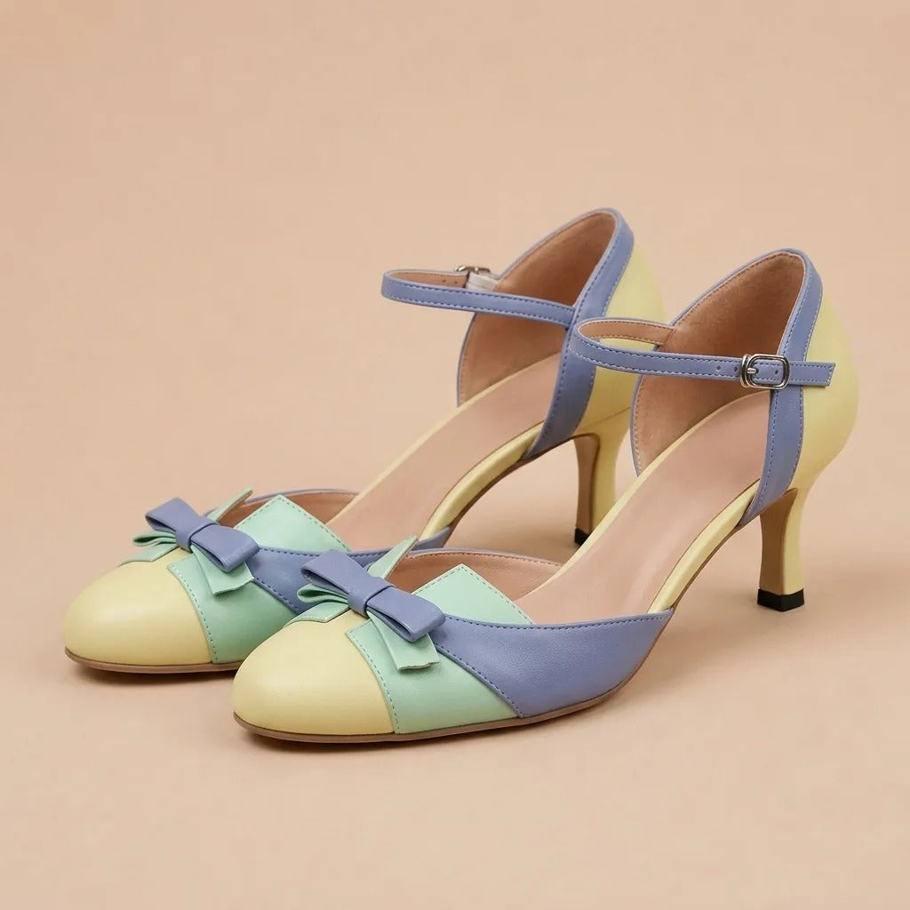 Éloïse™ retro-damepumps i elegant design
