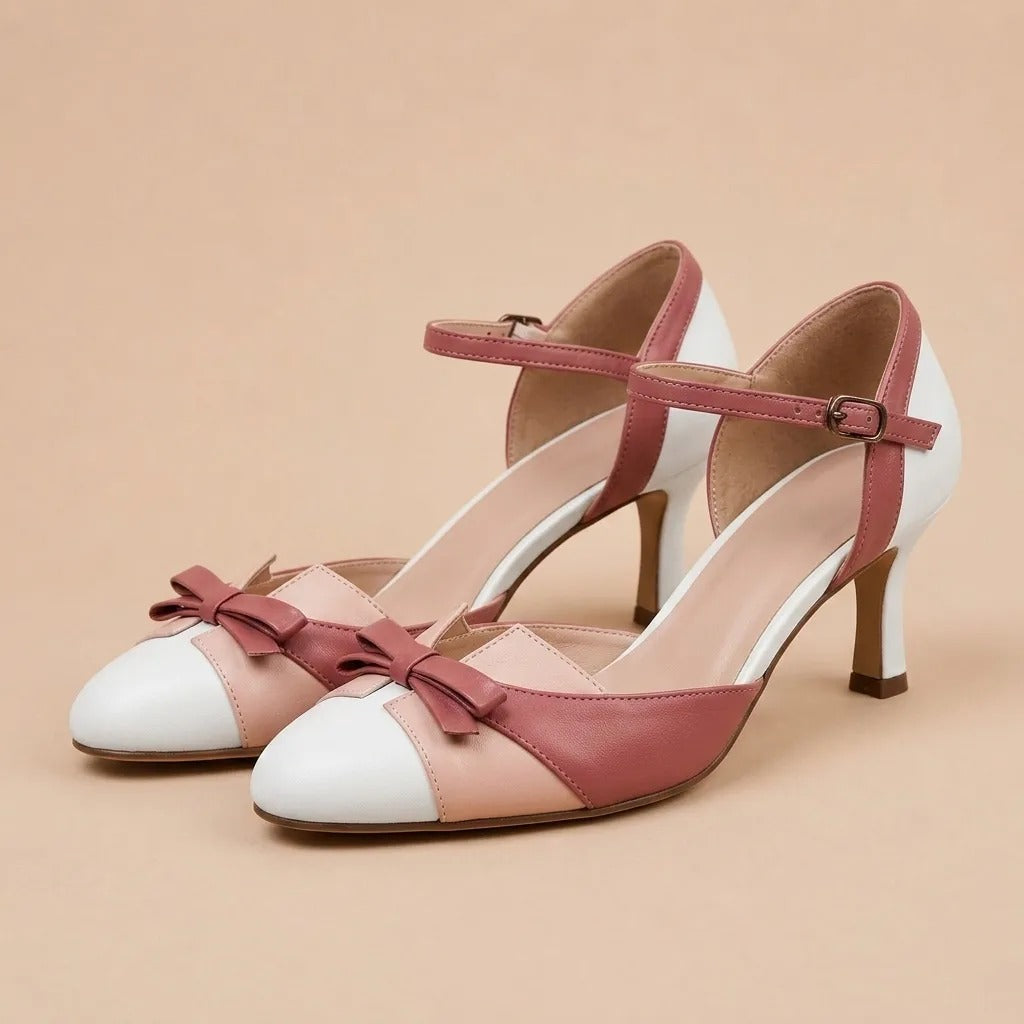 Éloïse™ retro-damepumps i elegant design
