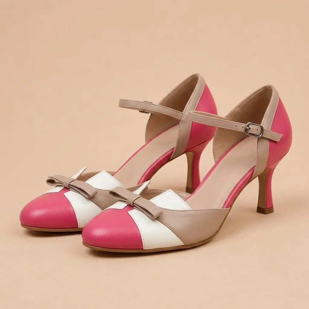 Éloïse™ retro-damepumps i elegant design
