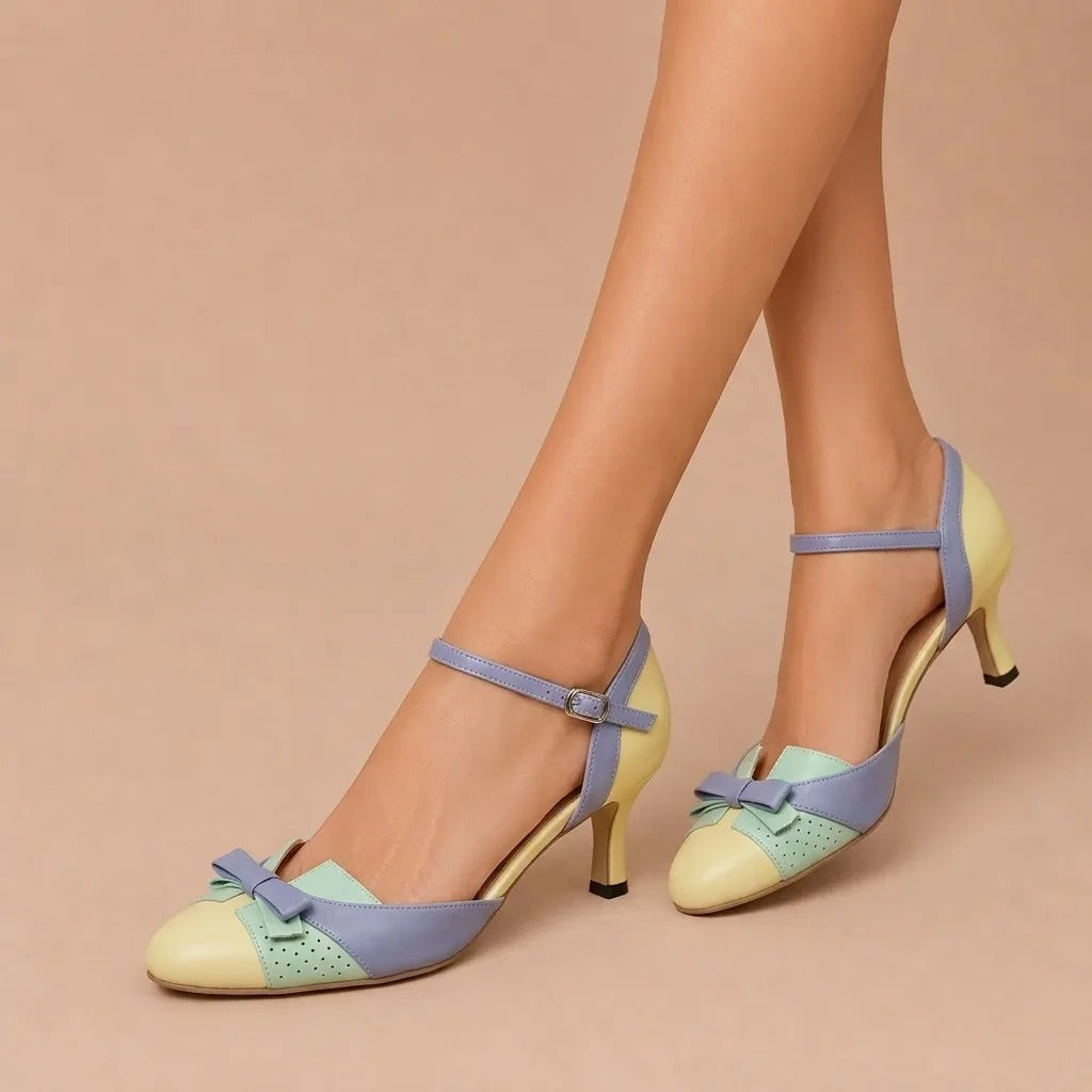 Éloïse™ retro-damepumps i elegant design