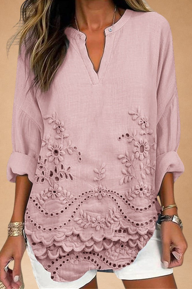 Bluse Coastal Bloom