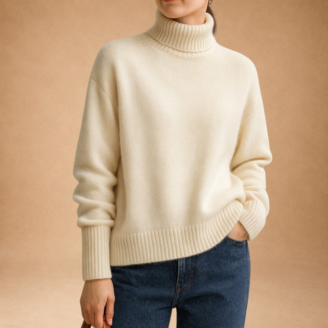 Candice – Blød oversized kashmirbluse