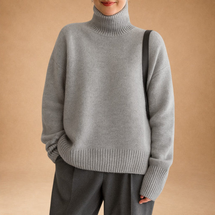 Candice – Blød oversized kashmirbluse