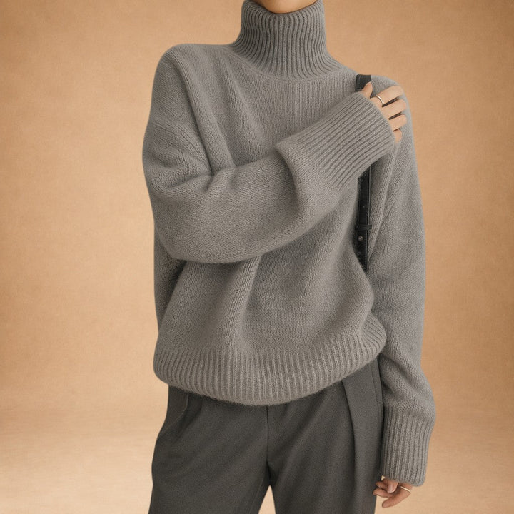 Candice – Blød oversized kashmirbluse