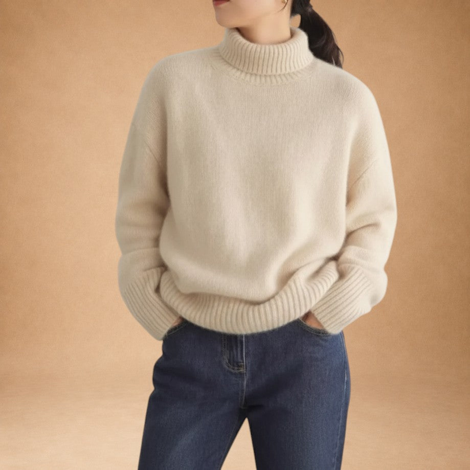 Candice – Blød oversized kashmirbluse