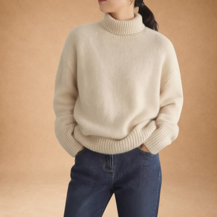 Candice – Blød oversized kashmirbluse