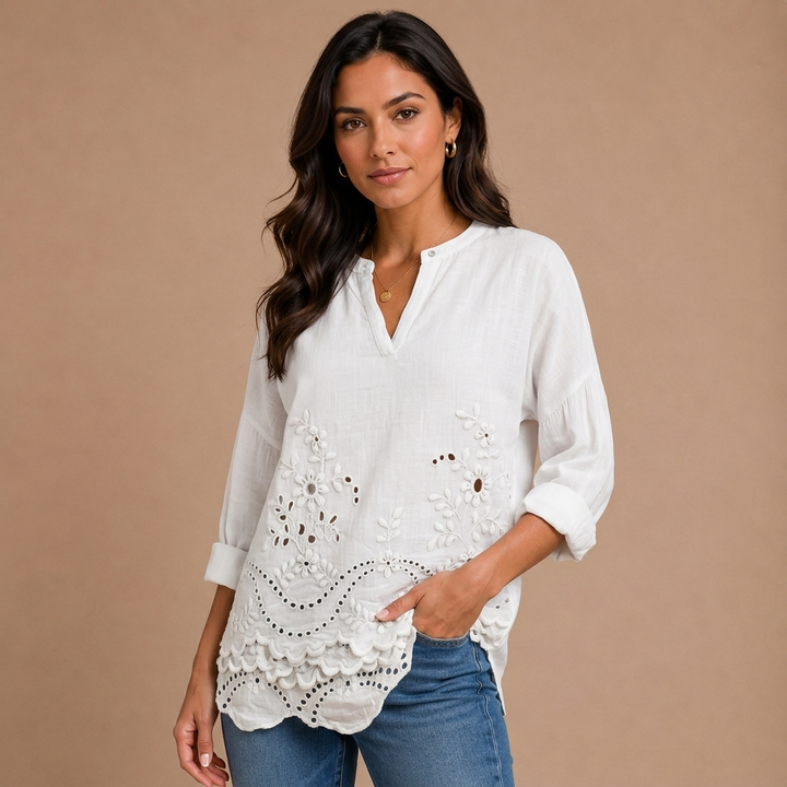 Bluse Coastal Bloom
