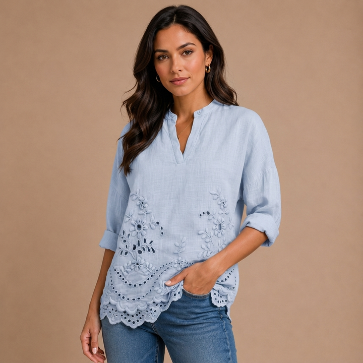 Bluse Coastal Bloom