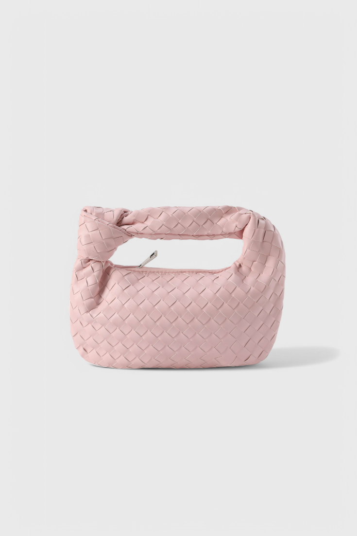Sage Bolso Satchel Mini Woven-taske