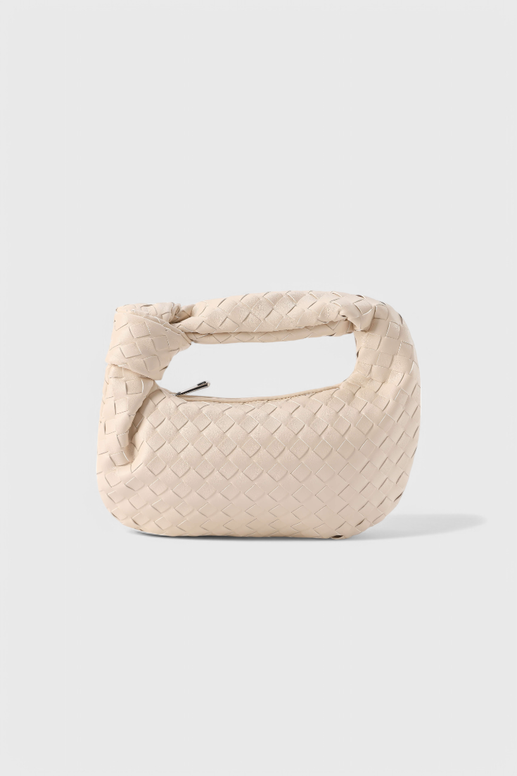 Sage Bolso Satchel Mini Woven-taske