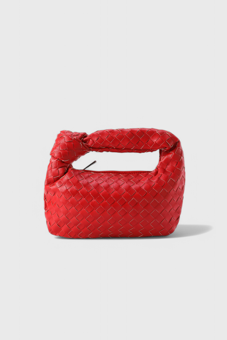 Sage Bolso Satchel Mini Woven-taske