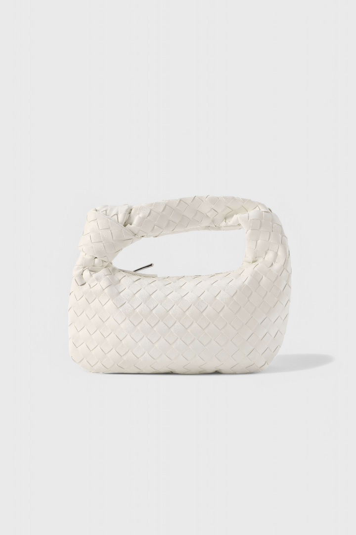 Sage Bolso Satchel Mini Woven-taske