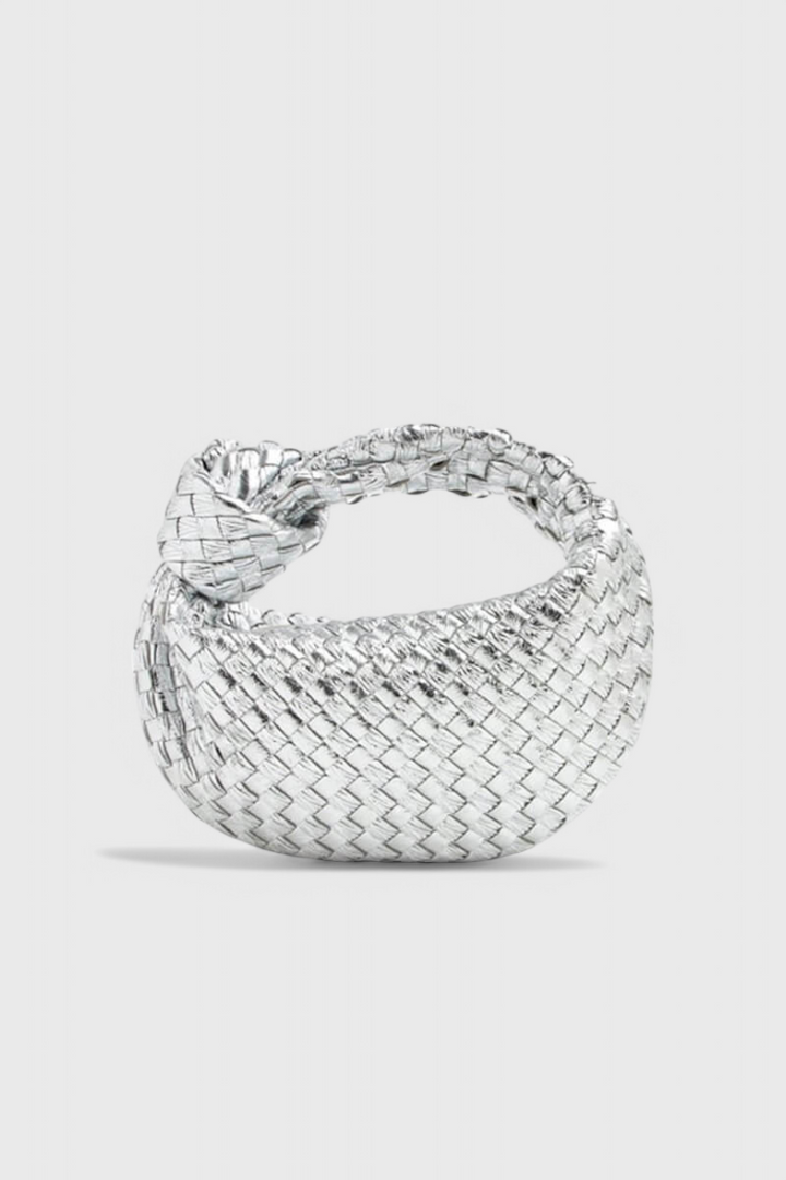 Sage Bolso Satchel Mini Woven-taske
